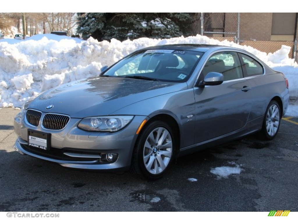 2013 3 Series 328i xDrive Coupe - Space Gray Metallic / Black photo #6