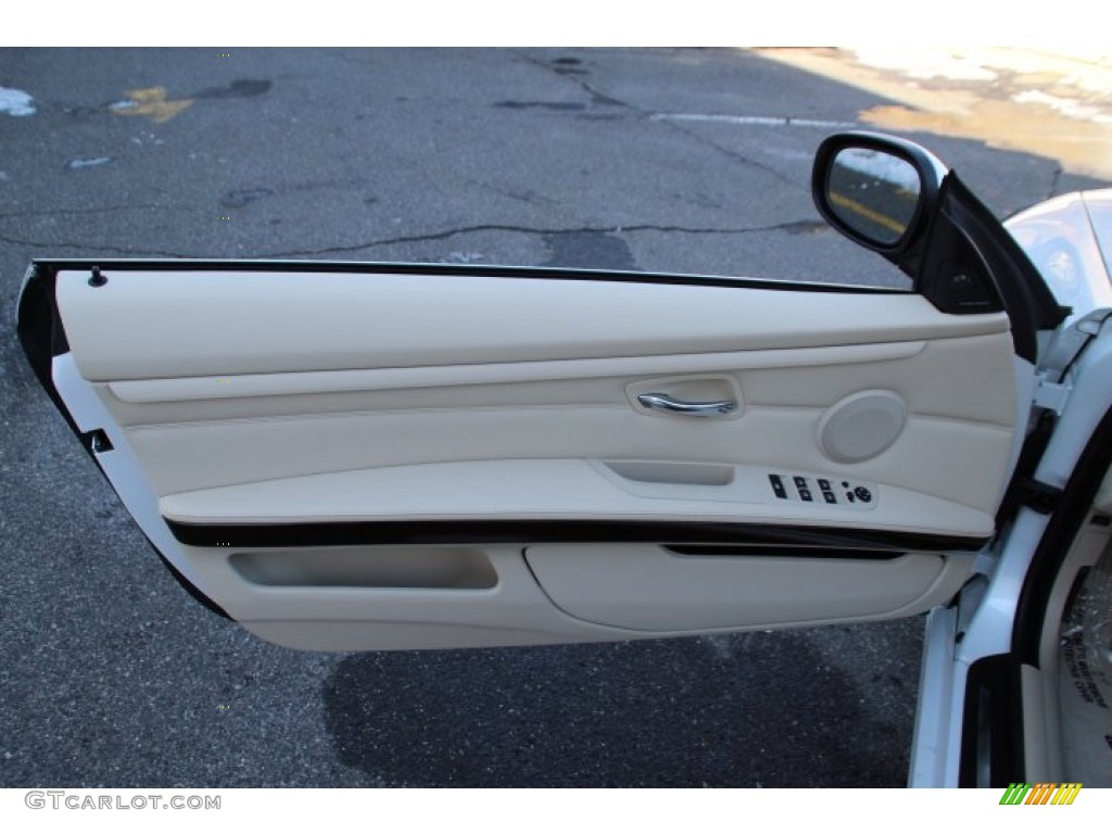 2013 3 Series 328i Convertible - Mineral White Metallic / Cream Beige photo #8