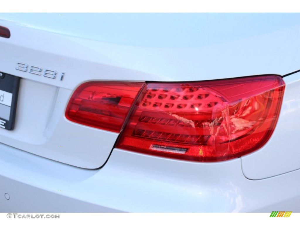 2013 3 Series 328i Convertible - Mineral White Metallic / Cream Beige photo #20