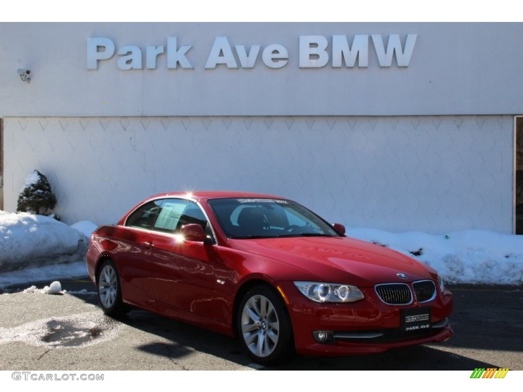 2012 3 Series 328i Convertible - Crimson Red / Black photo #1