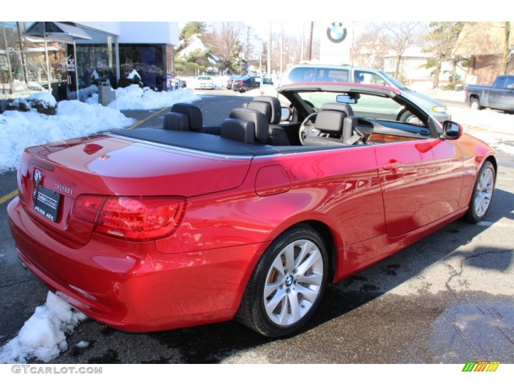 2012 3 Series 328i Convertible - Crimson Red / Black photo #3