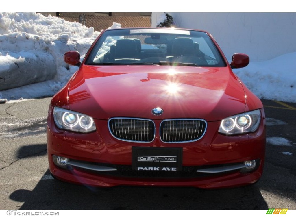 2012 3 Series 328i Convertible - Crimson Red / Black photo #7