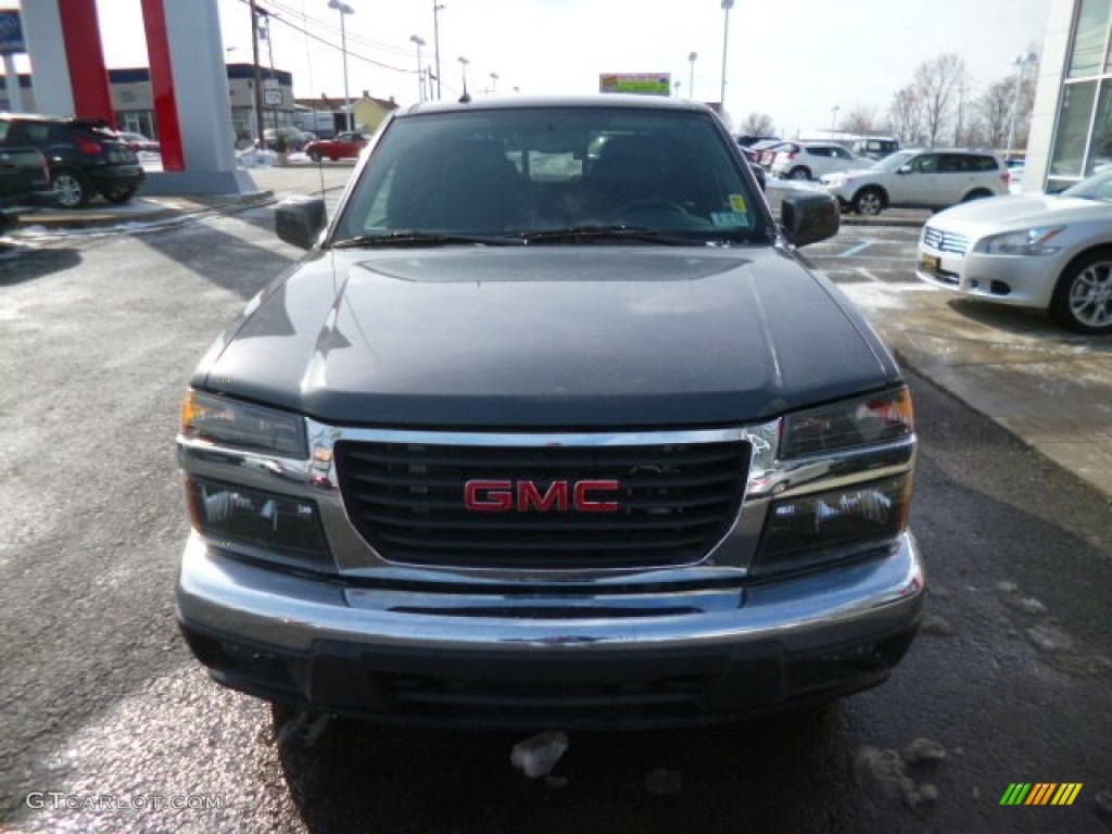 2012 Canyon SLE Crew Cab 4x4 - Dark Steel Gray Metallic / Ebony photo #2