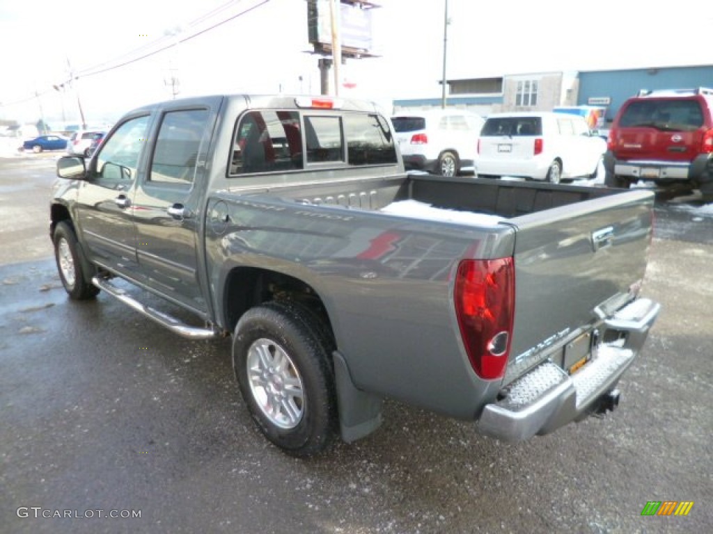 2012 Canyon SLE Crew Cab 4x4 - Dark Steel Gray Metallic / Ebony photo #5