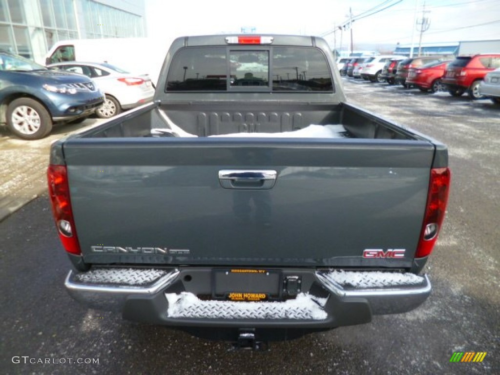 2012 Canyon SLE Crew Cab 4x4 - Dark Steel Gray Metallic / Ebony photo #6