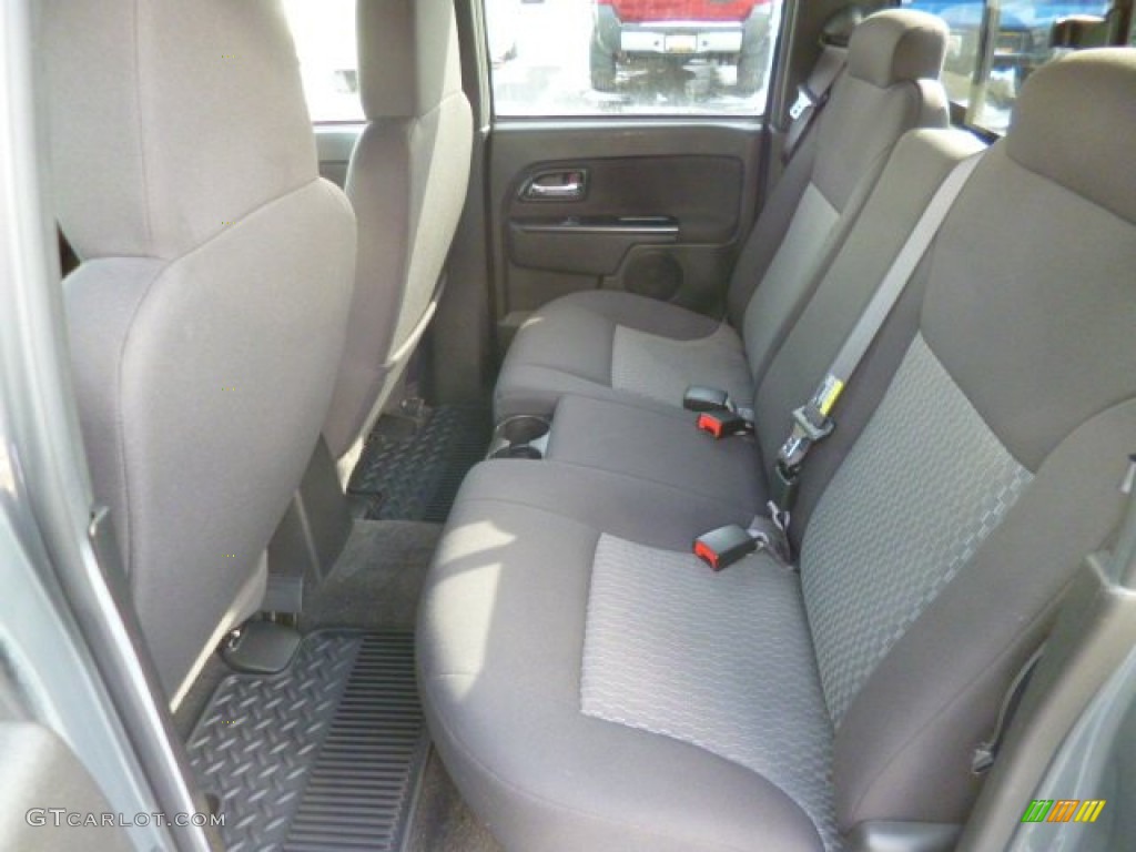 2012 Canyon SLE Crew Cab 4x4 - Dark Steel Gray Metallic / Ebony photo #13