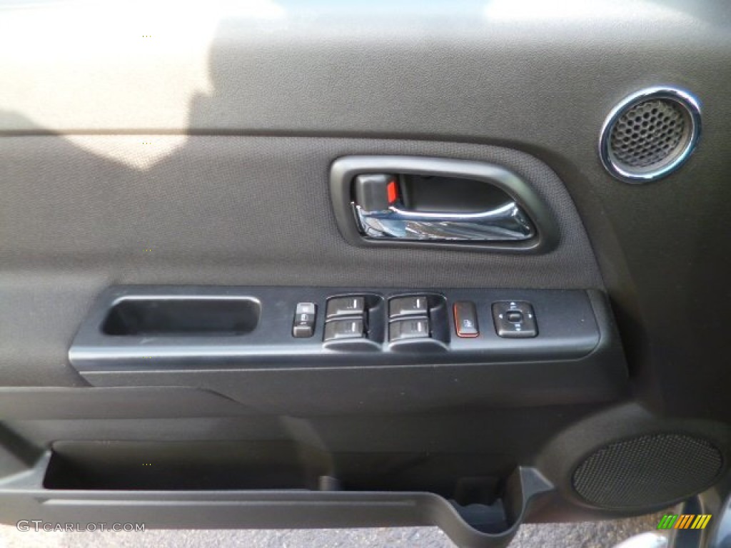 2012 Canyon SLE Crew Cab 4x4 - Dark Steel Gray Metallic / Ebony photo #17