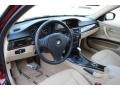 Beige Prime Interior Photo for 2011 BMW 3 Series #90417225