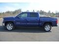 2014 Cobalt Blue Metallic GMC Sierra 1500 SLE Crew Cab 4x4  photo #3