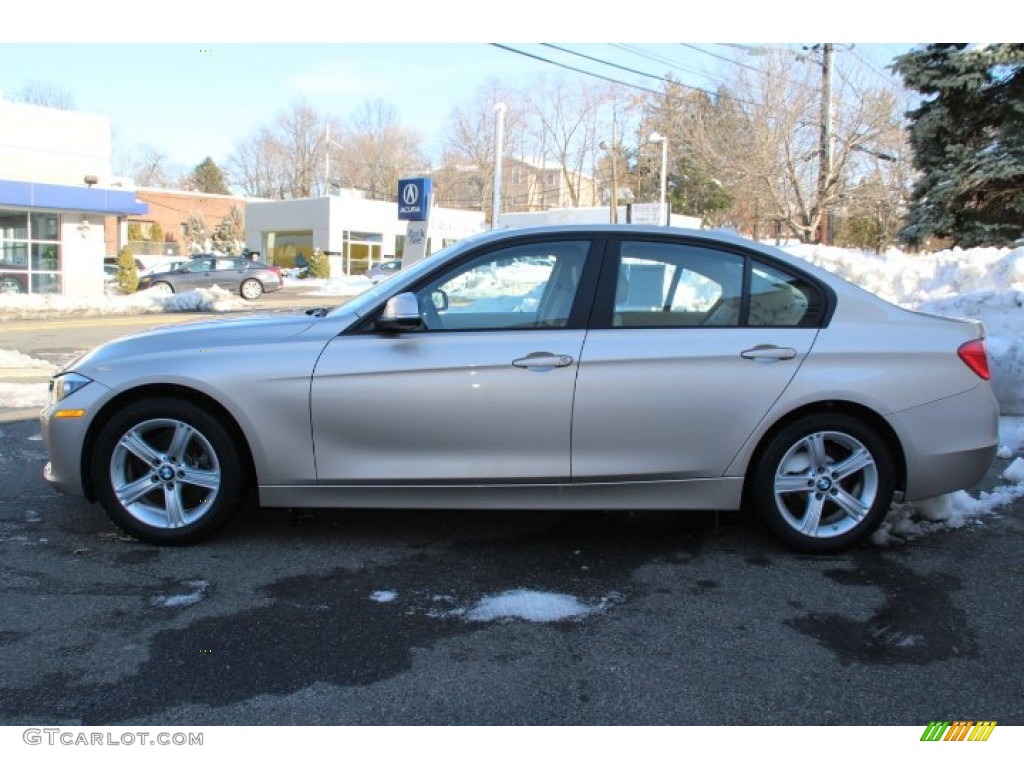 2013 3 Series 328i xDrive Sedan - Orion Silver Metallic / Venetian Beige photo #5