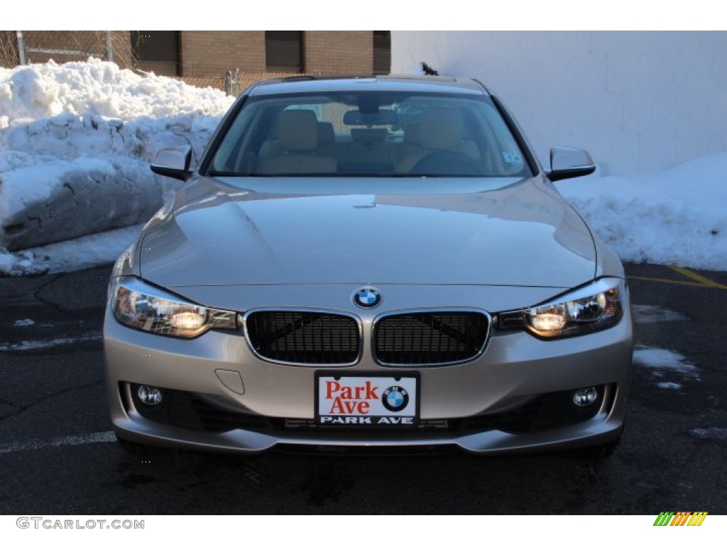 2013 3 Series 328i xDrive Sedan - Orion Silver Metallic / Venetian Beige photo #7