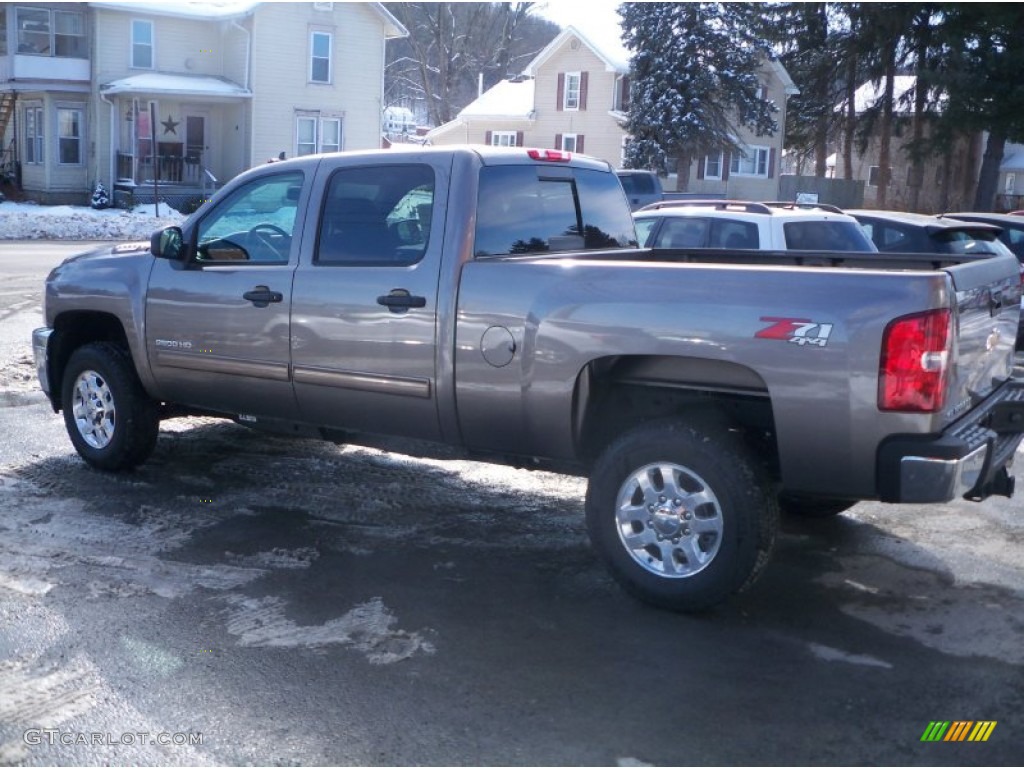 2014 Silverado 2500HD LT Crew Cab 4x4 - Mocha Steel Metallic / Ebony photo #5