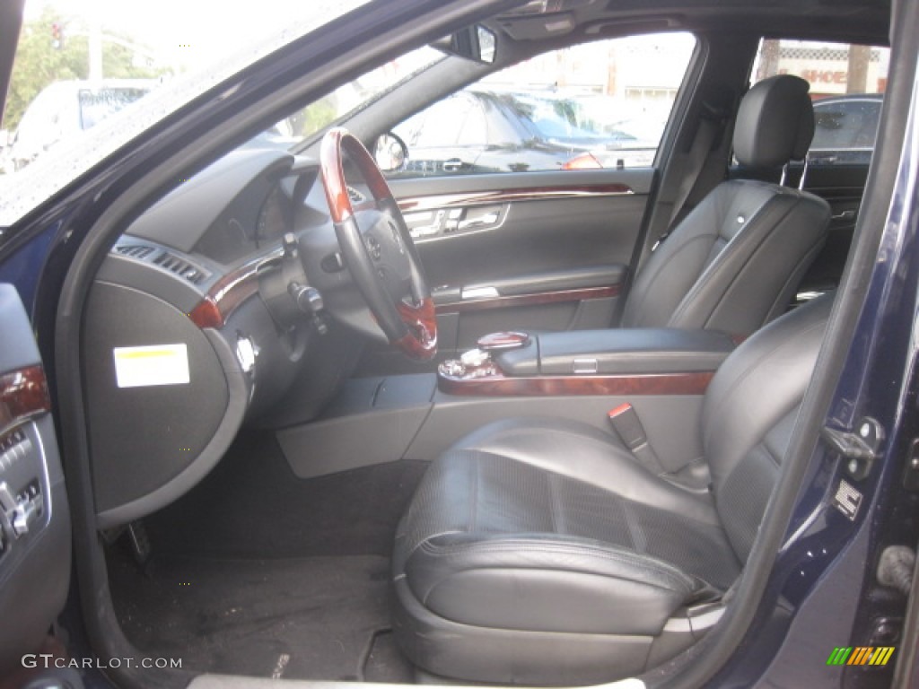 2007 S 65 AMG Sedan - Capri Blue Metallic / Black photo #19