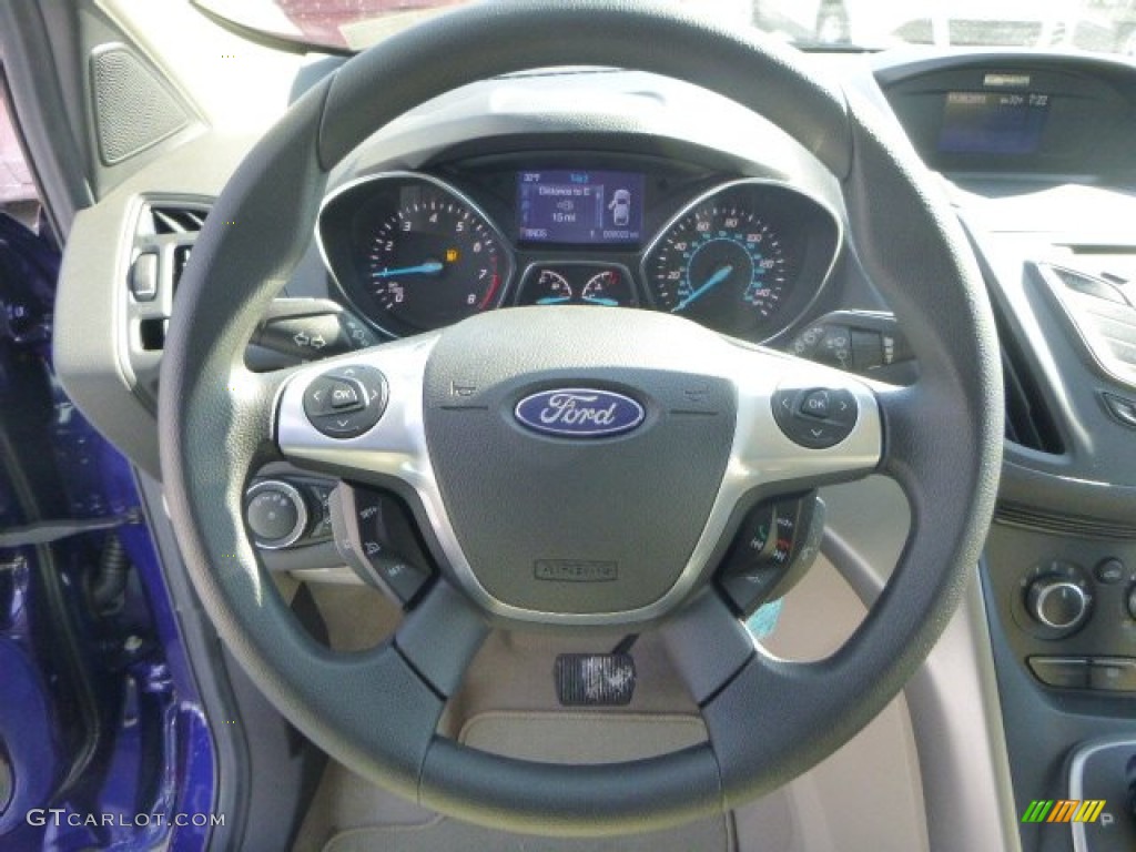 2014 Escape SE 1.6L EcoBoost 4WD - Deep Impact Blue / Medium Light Stone photo #12