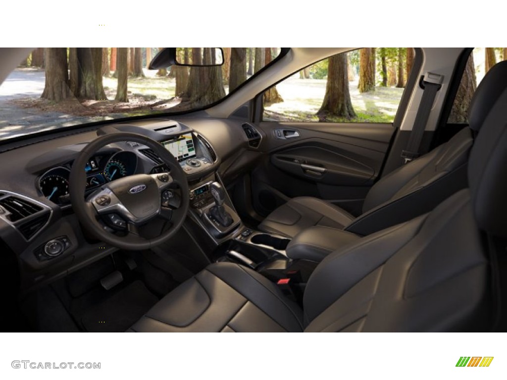 2014 Escape Titanium 2.0L EcoBoost 4WD - Sterling Gray / Charcoal Black photo #4