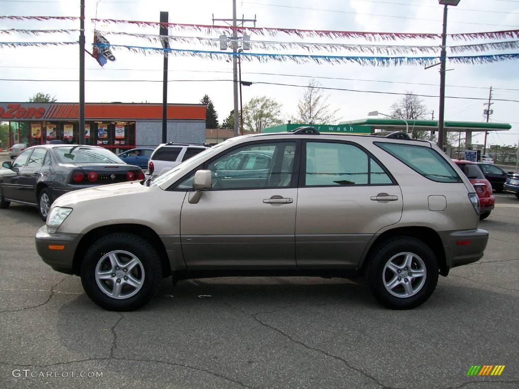 2003 RX 300 AWD - Burnished Gold Metallic / Ivory photo #2