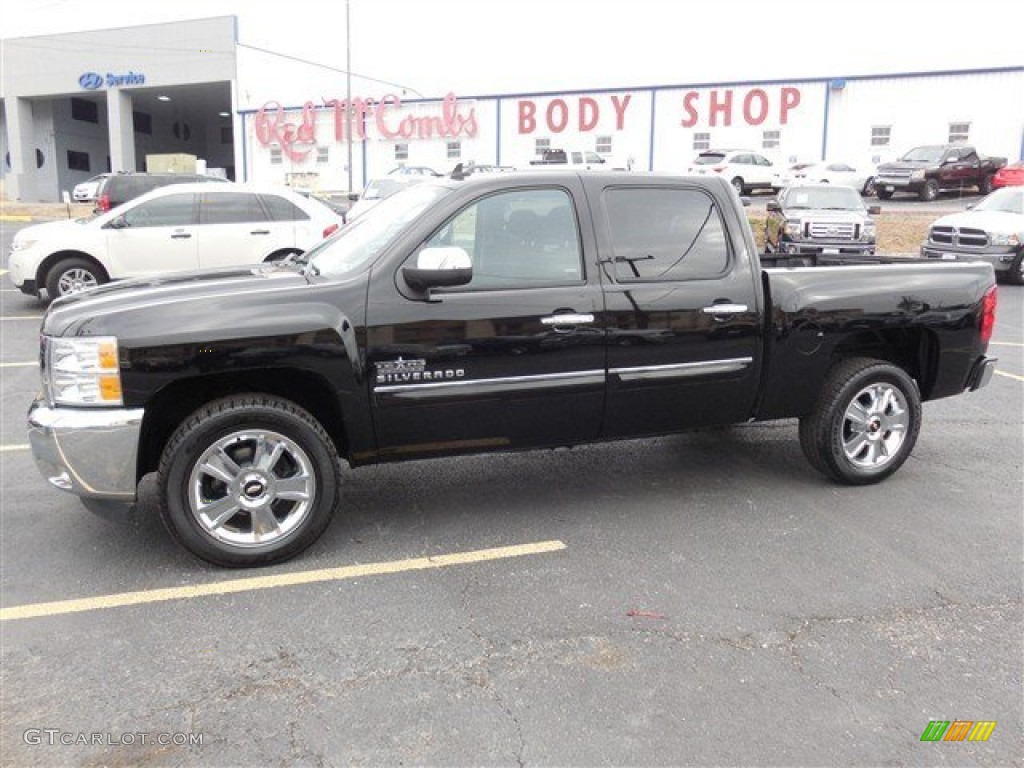 2013 Silverado 1500 LT Crew Cab - Black / Ebony photo #6