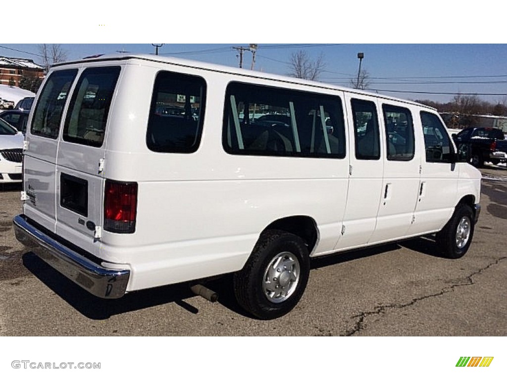 2013 E Series Van E350 XLT Extended Passenger - Oxford White / Medium Flint photo #1
