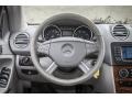 2008 Mercedes-Benz ML Ash Grey Interior Steering Wheel Photo