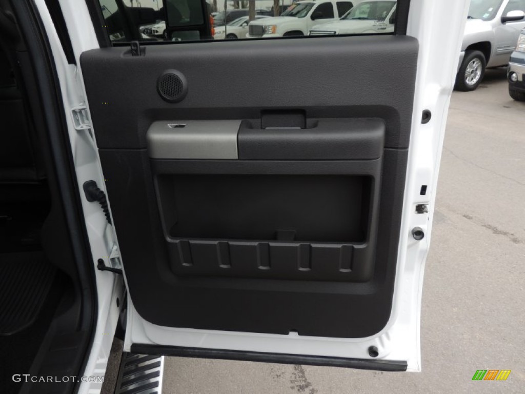 2012 F350 Super Duty Lariat Crew Cab 4x4 Dually - Oxford White / Black photo #9