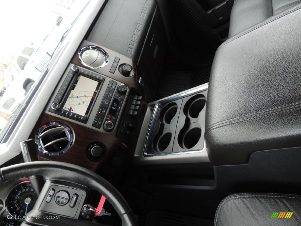 2012 F350 Super Duty Lariat Crew Cab 4x4 Dually - Oxford White / Black photo #22
