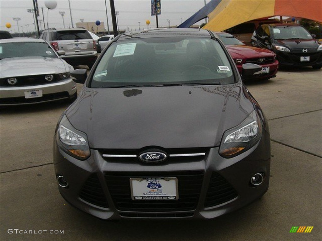 2012 Focus Titanium Sedan - Sterling Grey Metallic / Charcoal Black photo #1