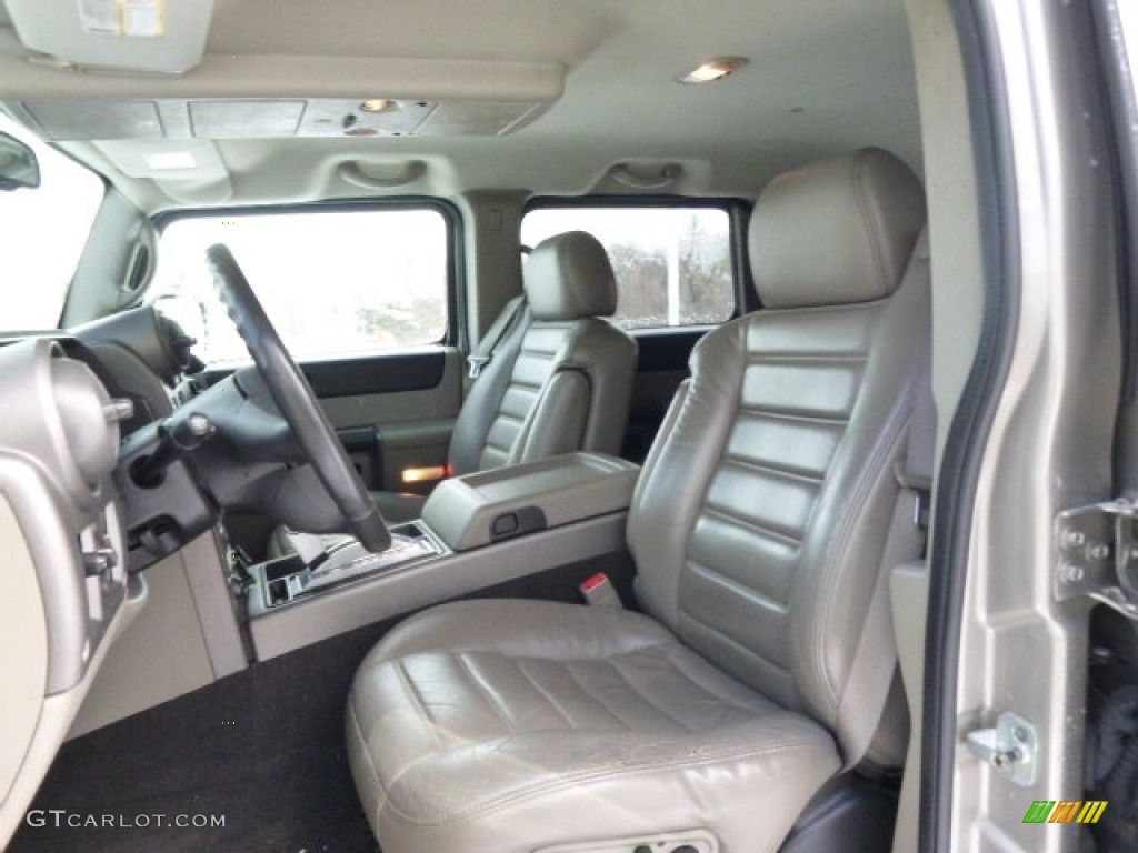 2004 Hummer H2 SUV Front Seat Photo #90430389