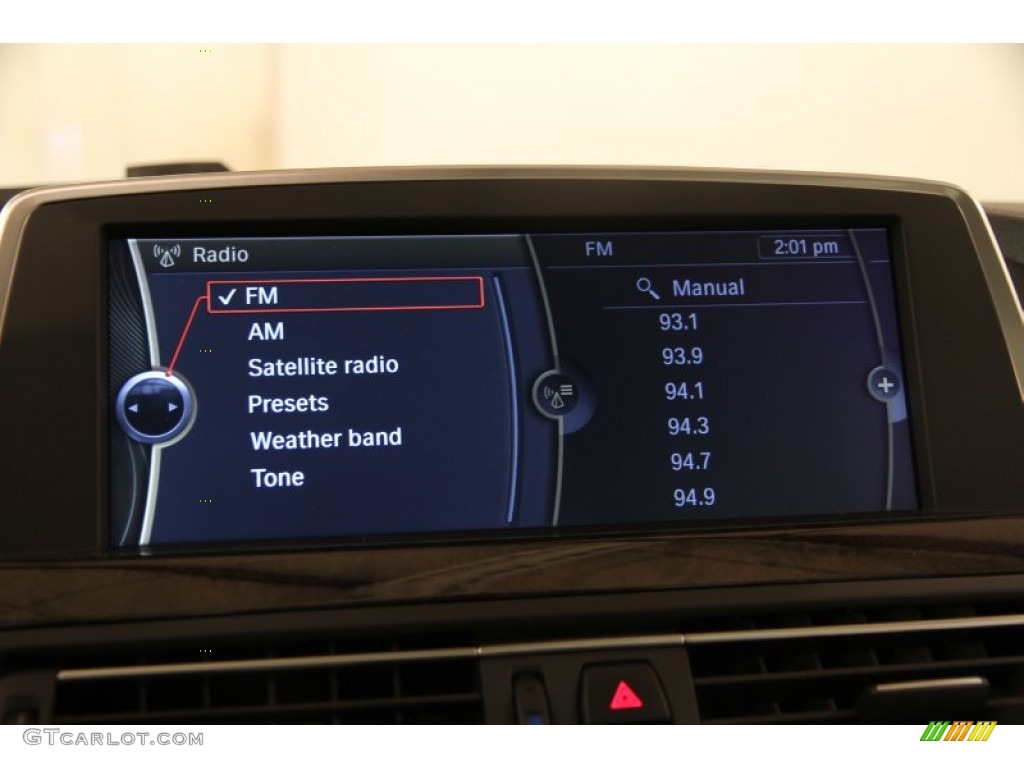 2012 BMW 6 Series 650i xDrive Coupe Controls Photo #90430923