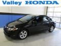 Crystal Black Pearl - Civic LX-S Sedan Photo No. 1