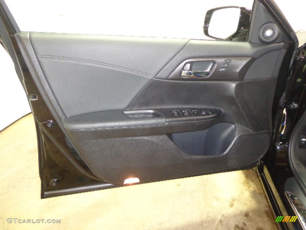 2013 Accord Touring Sedan - Crystal Black Pearl / Black photo #13