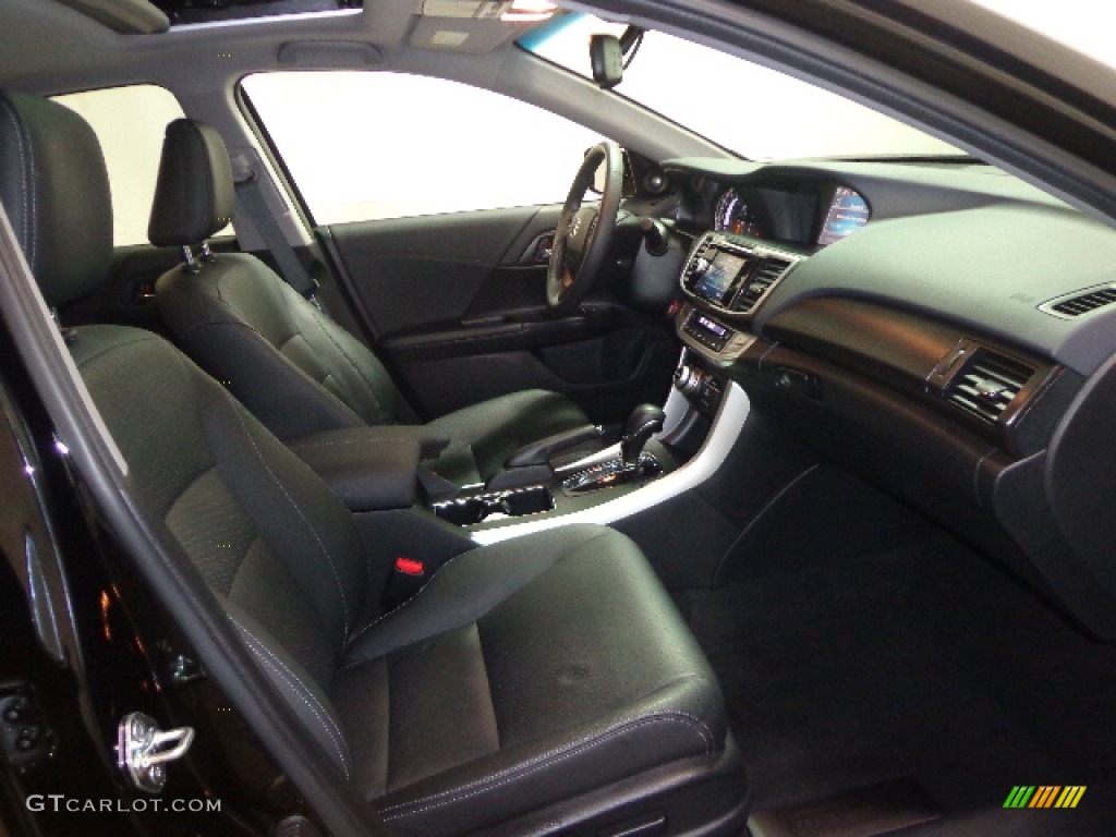 2013 Accord Touring Sedan - Crystal Black Pearl / Black photo #25