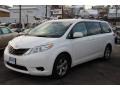 2013 Super White Toyota Sienna LE  photo #3