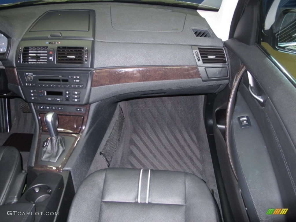 2007 X3 3.0si - Silver Grey Metallic / Black photo #25