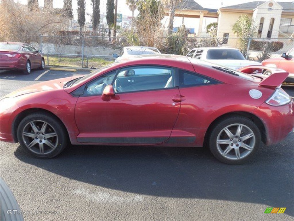 2008 Eclipse SE Coupe - Rave Red / Terra Cotta/Charcoal photo #6