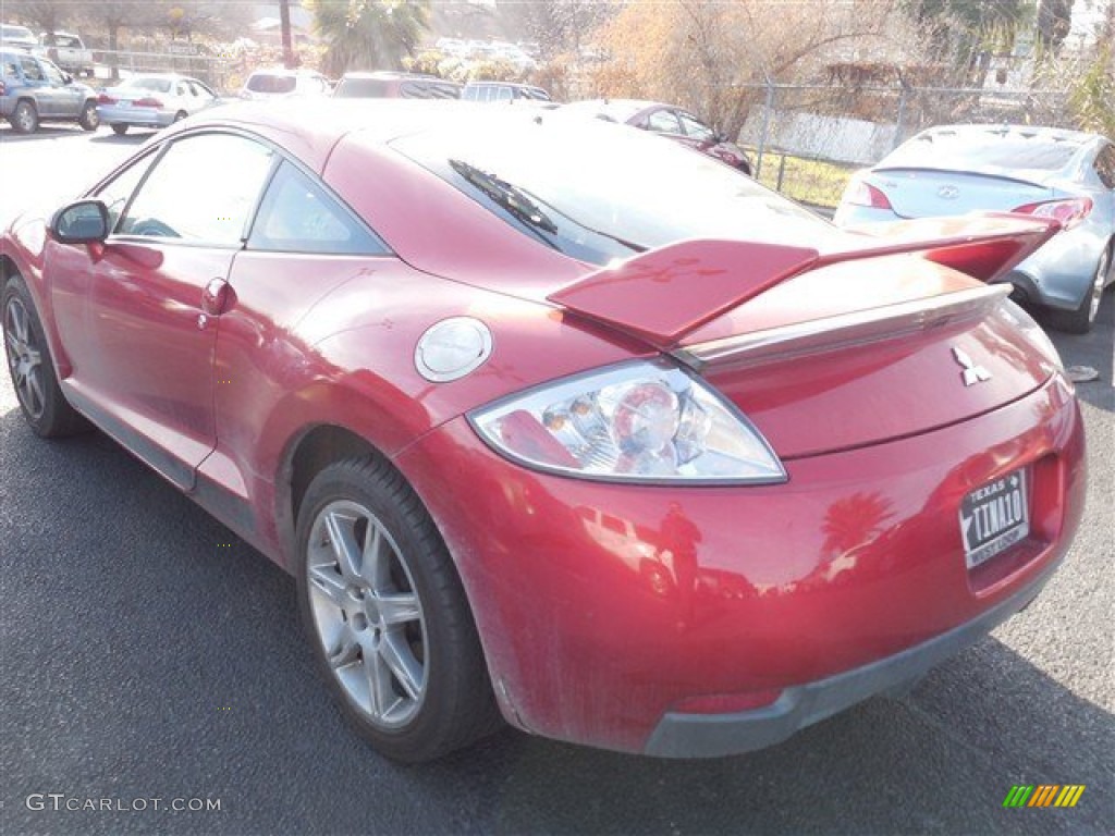 2008 Eclipse SE Coupe - Rave Red / Terra Cotta/Charcoal photo #7