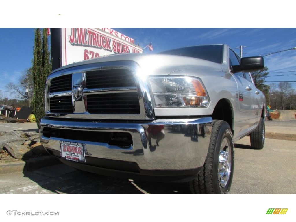 2012 Ram 2500 HD SLT Crew Cab 4x4 - Bright Silver Metallic / Dark Slate/Medium Graystone photo #1