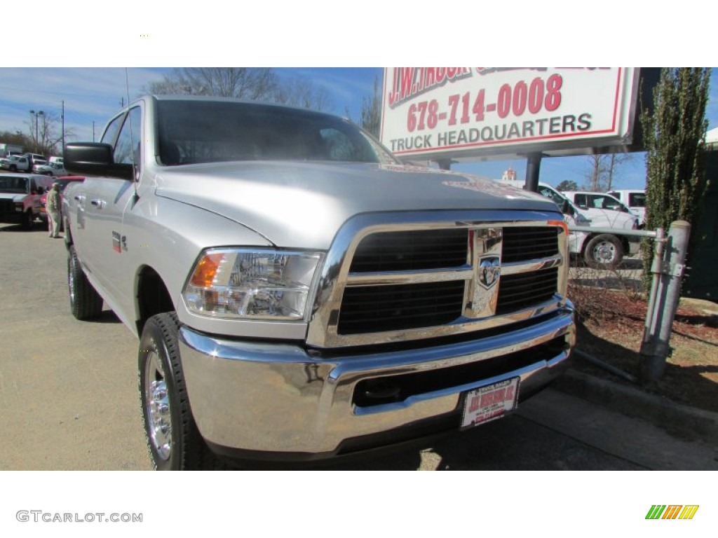 2012 Ram 2500 HD SLT Crew Cab 4x4 - Bright Silver Metallic / Dark Slate/Medium Graystone photo #12