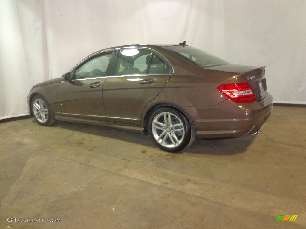 2013 C 300 4Matic Sport - Dolomite Brown Metallic / Almond Beige photo #10