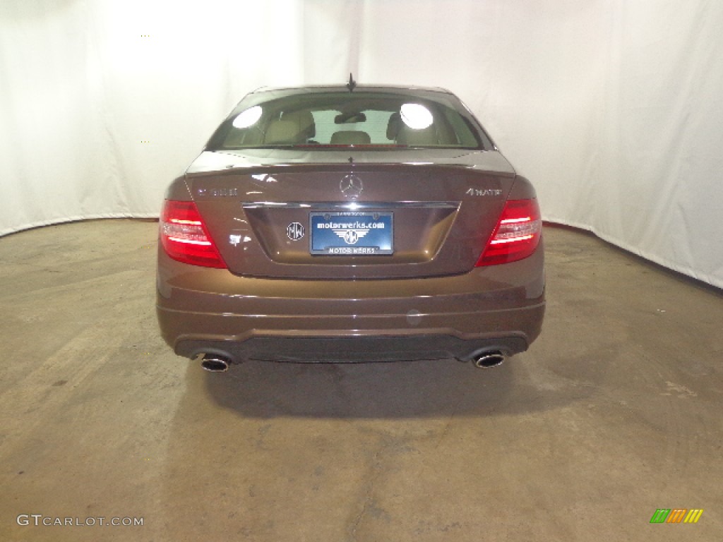 2013 C 300 4Matic Sport - Dolomite Brown Metallic / Almond Beige photo #12