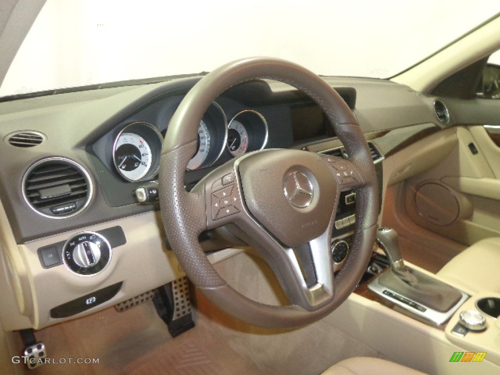 2013 C 300 4Matic Sport - Dolomite Brown Metallic / Almond Beige photo #19
