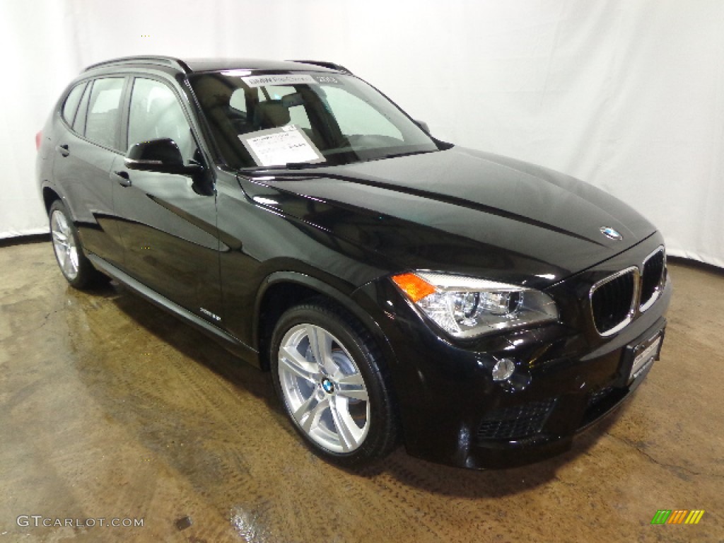 2013 X1 xDrive 35i - Black Sapphire Metallic / Black photo #1