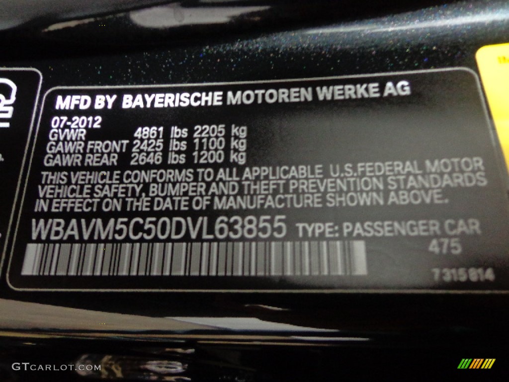 2013 X1 xDrive 35i - Black Sapphire Metallic / Black photo #18
