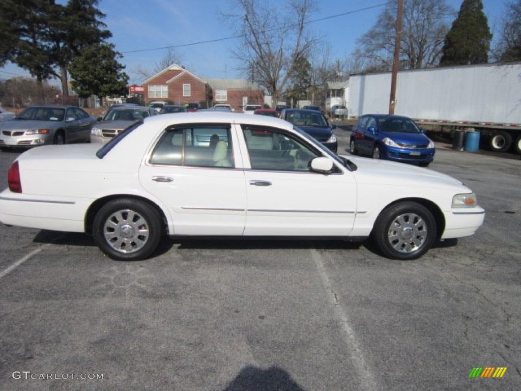 2006 Grand Marquis LS - Vibrant White / Light Camel photo #4