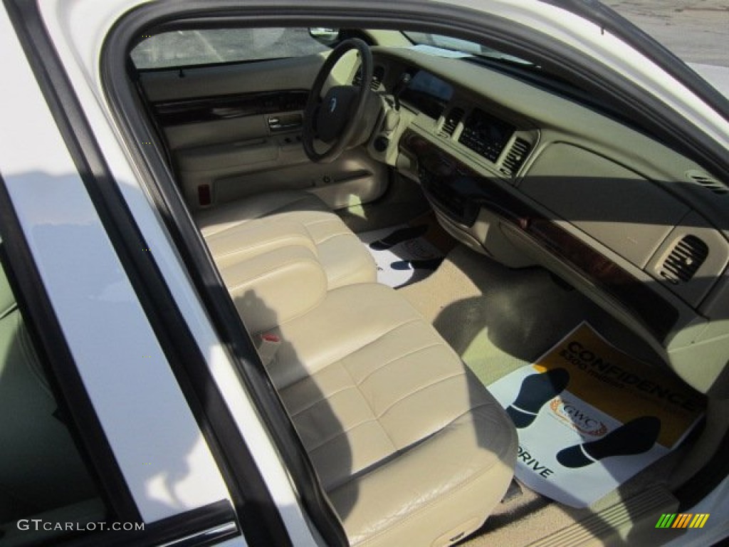 2006 Grand Marquis LS - Vibrant White / Light Camel photo #18