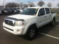 2008 Super White Toyota Tacoma V6 SR5 PreRunner Double Cab  photo #3