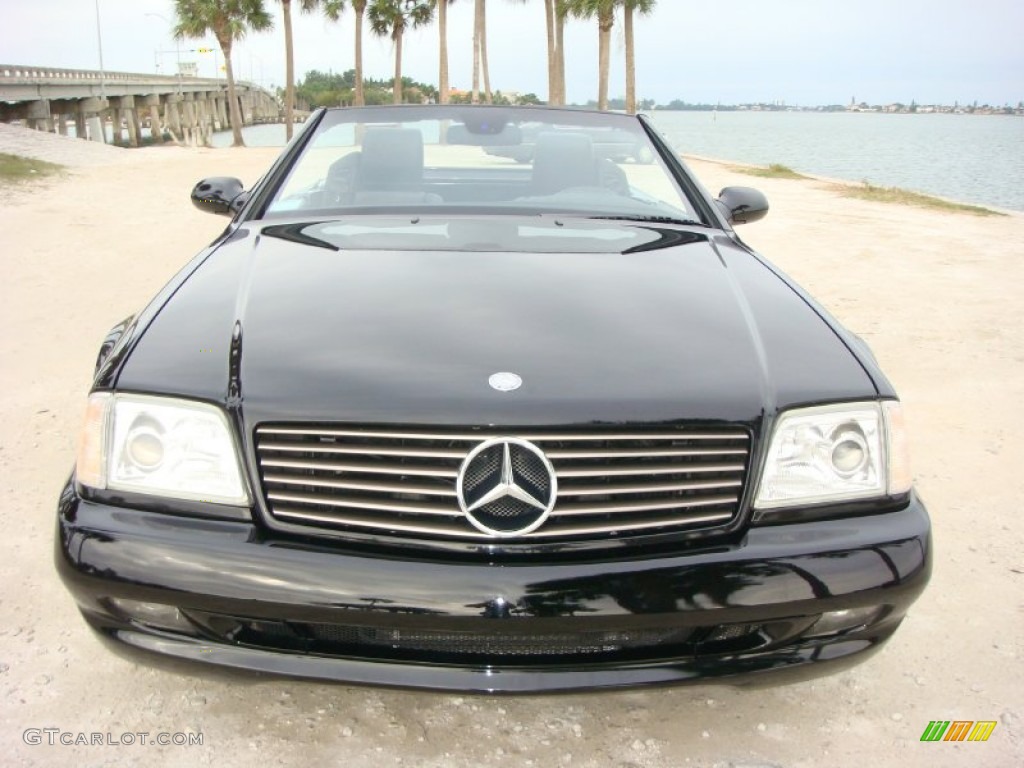 Black 1999 Mercedes-Benz SL 600 Sport Roadster Exterior Photo #90439038