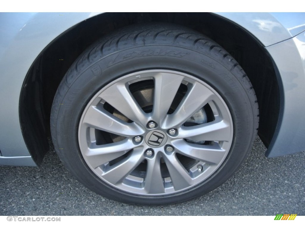 2011 Accord EX-L Sedan - Celestial Blue Metallic / Black photo #24