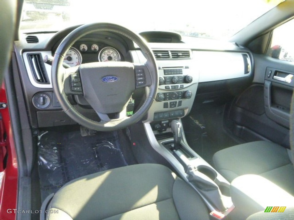 Charcoal Black Interior 2010 Ford Focus SES Sedan Photo #90441831