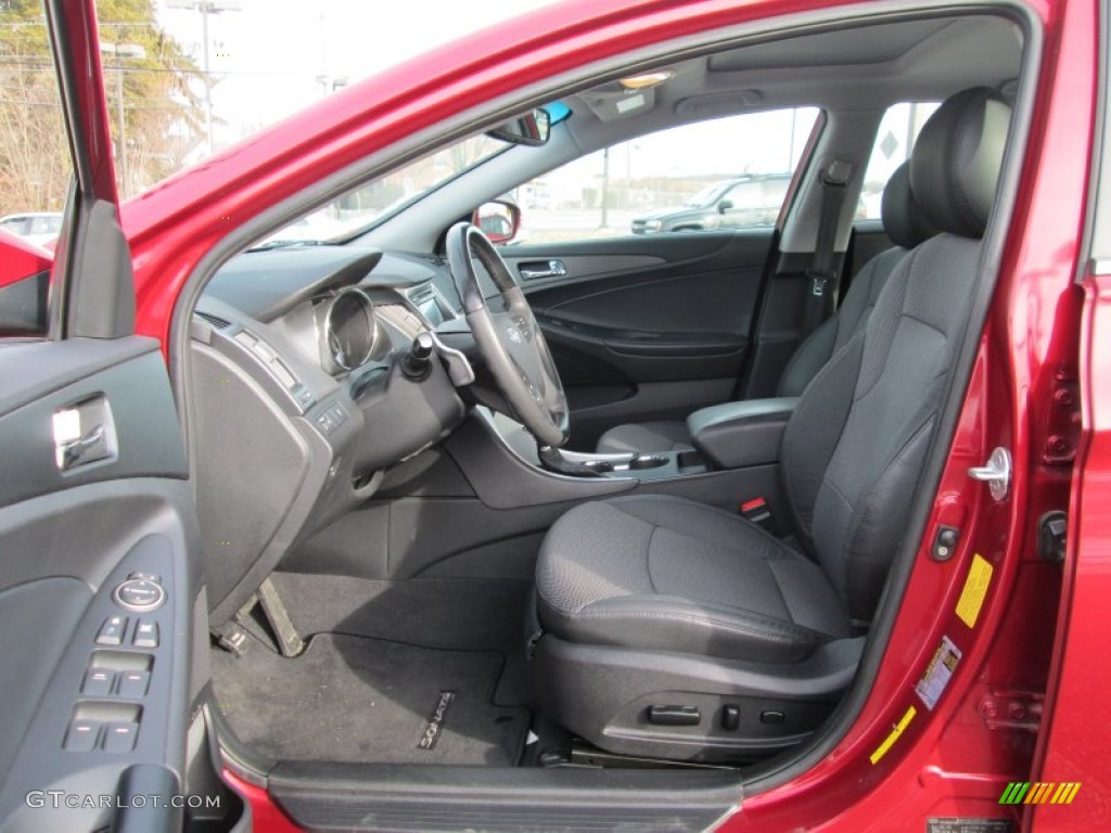 2011 Sonata Limited - Venetian Red / Black photo #11