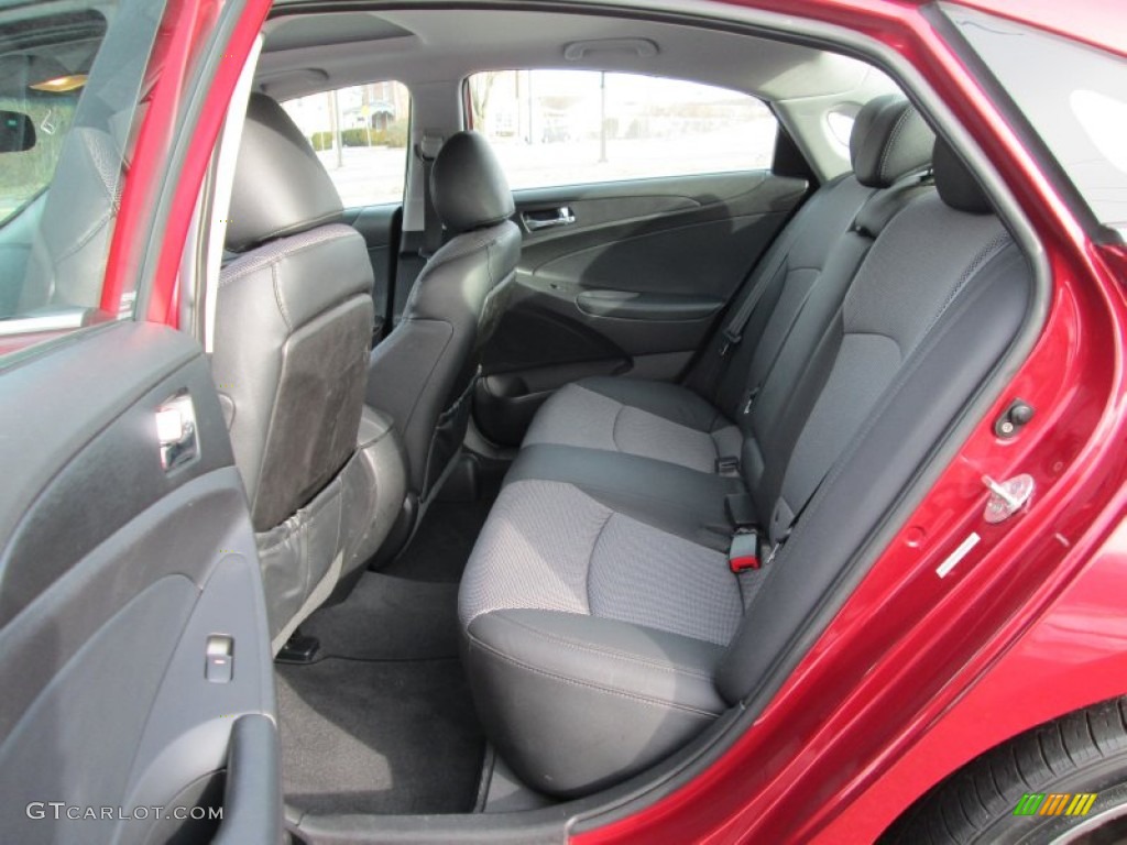 2011 Sonata Limited - Venetian Red / Black photo #21
